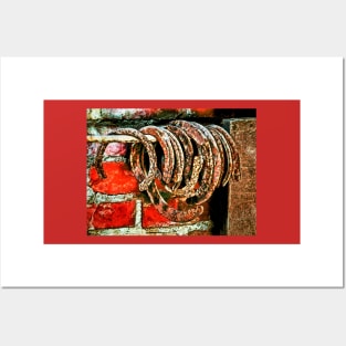 Red Bricks and Horseshoes Posters and Art